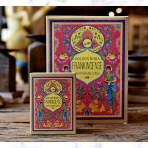 Sree Vani Golden India Frankincense Backflow Incense Cones - 12 Packets, 120 Con